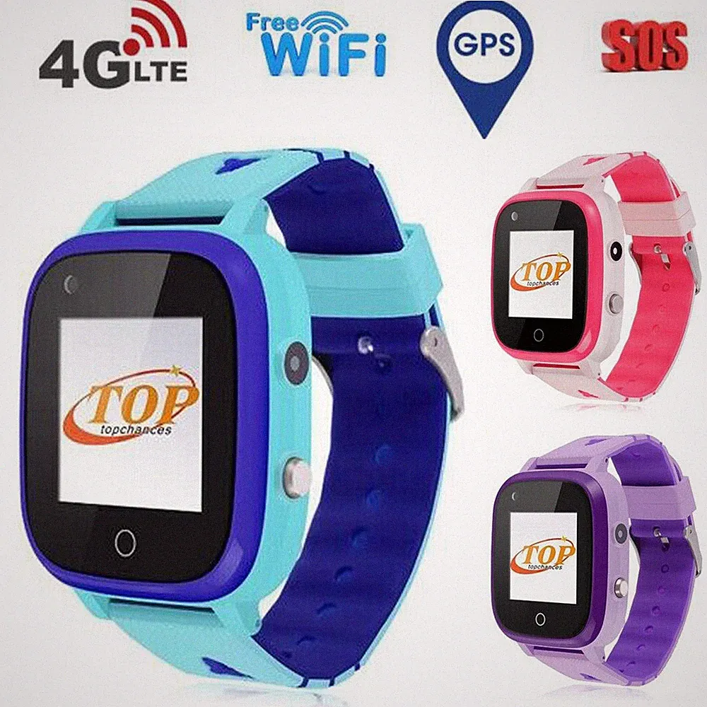 4G Kinder Smart Watch Kinder Wifi GPS Locator Tracker SOS Kamera Armbanduhr