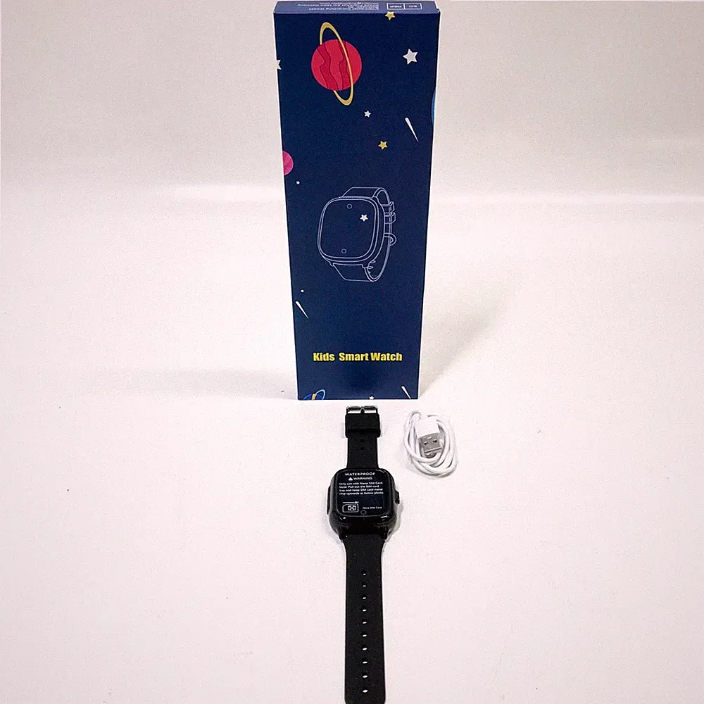 4G Kinder Smart Watch, schwarz