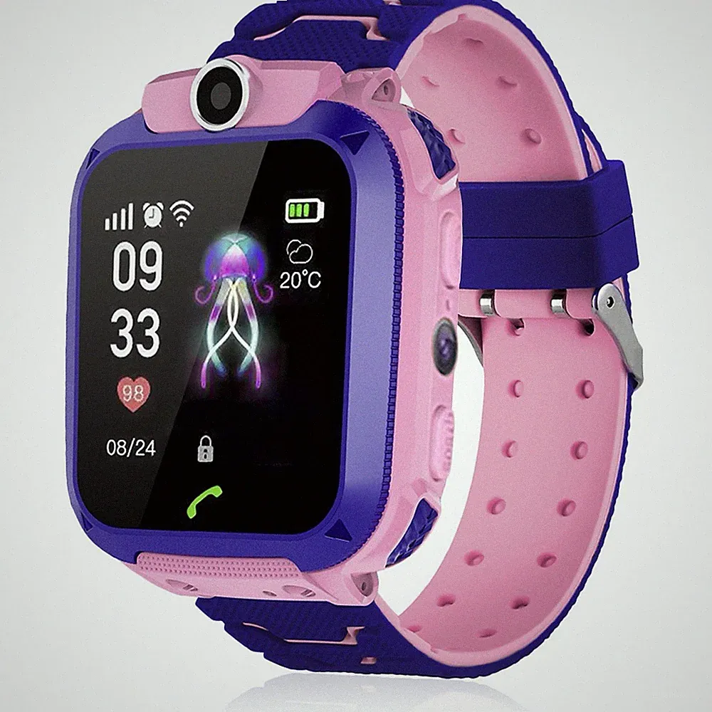 4G Kinder Smartwatch GPS Videoanruf SOS IP67 Bluetooth 1,83" Sim Karte, Ortung