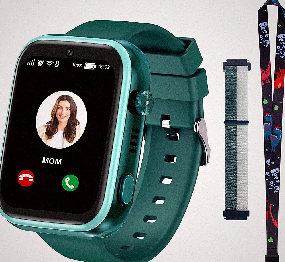 4G Kinder SmartWatch mit GPS und Telefon Videoanruf Voice-Chat SOS Videoplayer