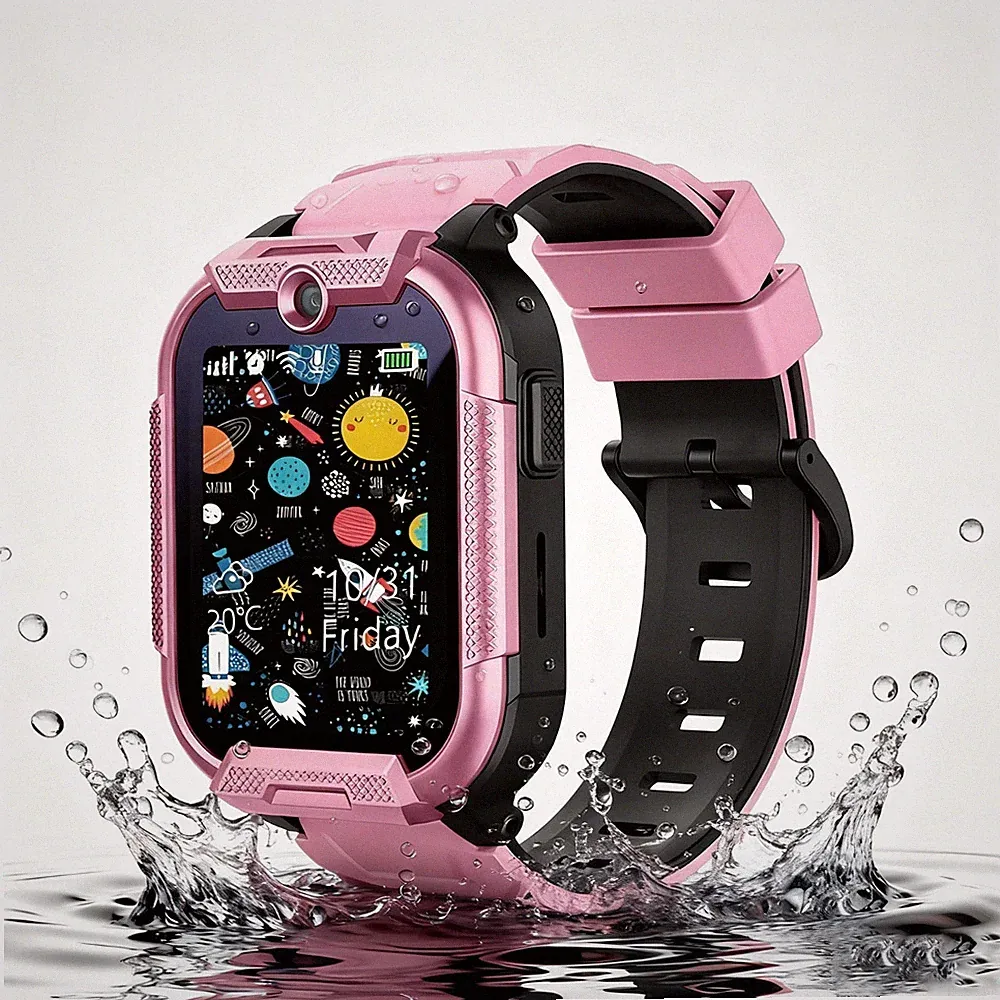 4G Kinder Smartwatch WiFi Videoanruf Telefon Uhr mit GPS SOS für Kinder Geschen