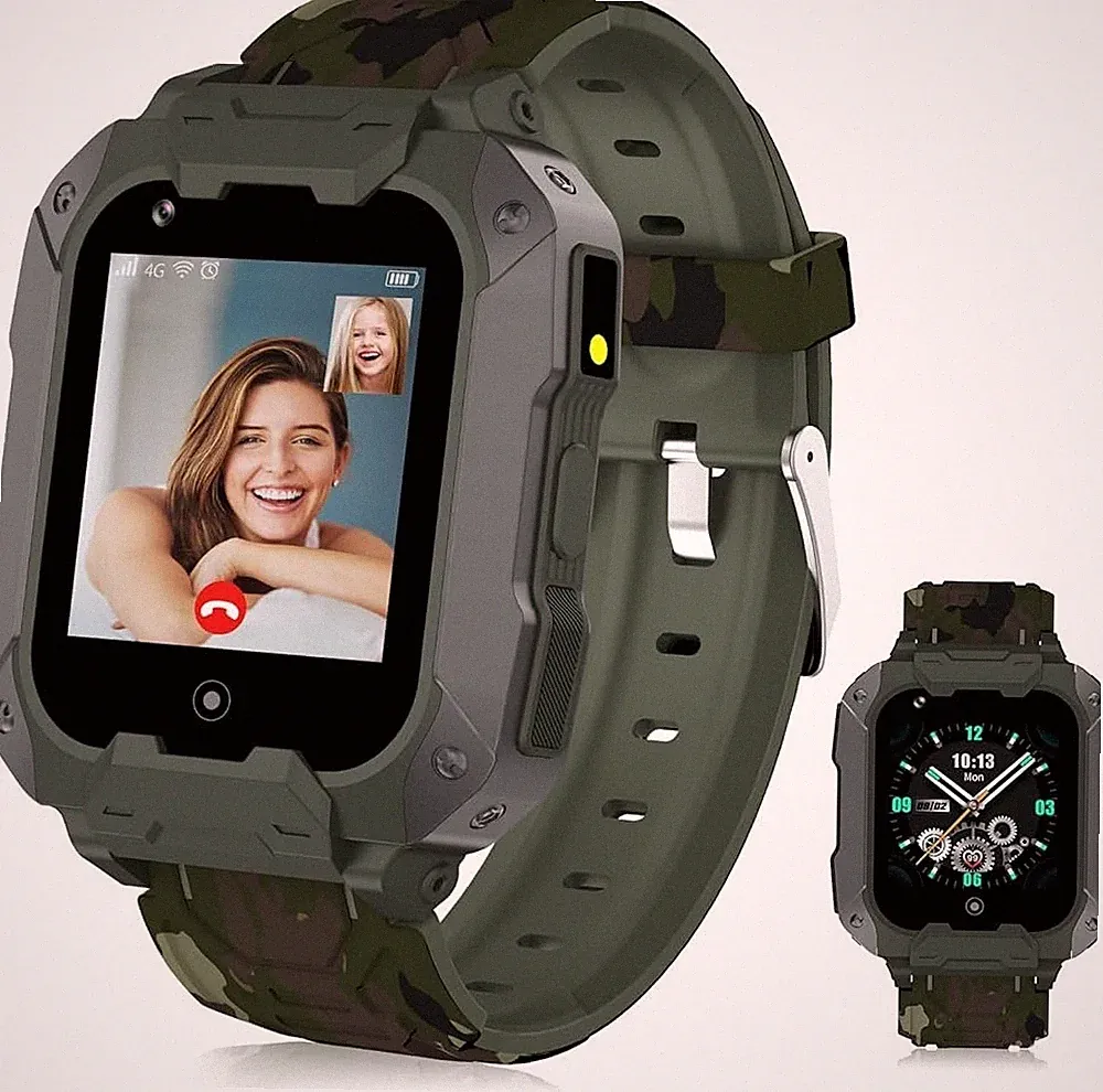 4G Smartwatch für Kinder GPS Tracker Uhr Telefon Wasserdicht SOS Videoanruf NEU