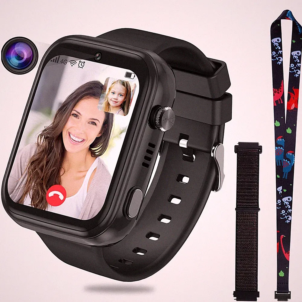 4G Smartwatch Kinder mit Telefon und GPS Videoanrufe/Voice