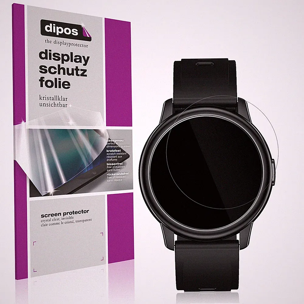 5x Schutzfolie für Cillso 1,3 Zoll Smartwatch Display Folie klar