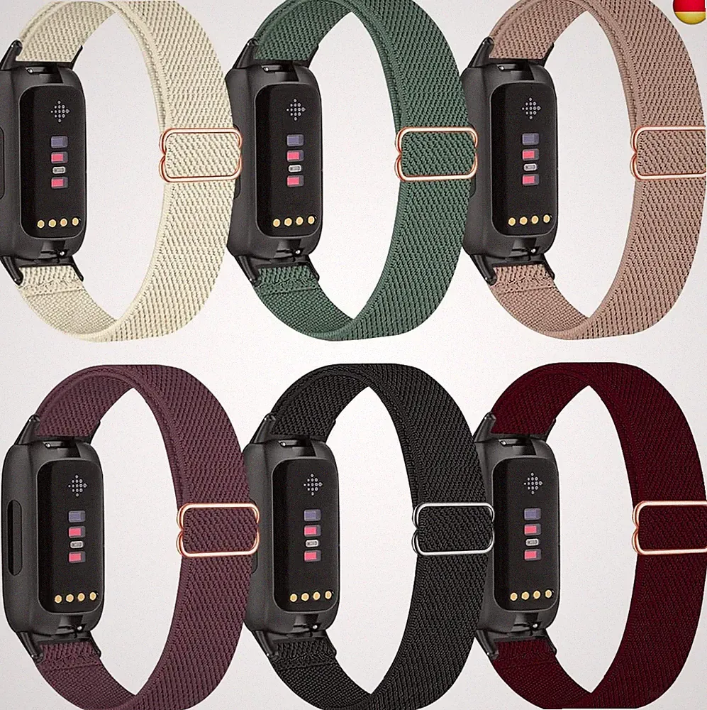 6 Stück Kompatibel mit Fitbit Inspire 3 Armband für Damen Herren, Weich Atmungsa