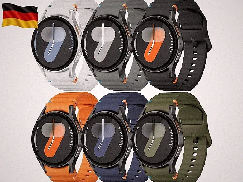 6Pcs Sportarmband für Samsung Galaxy Watch 7 6 5 4 FE Armband 40mm 44mm/6&4