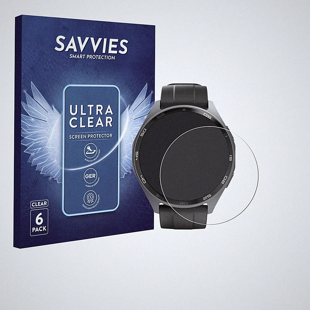 6x Schutzfolie für Hama Smartwatch 7010 Displayschutz