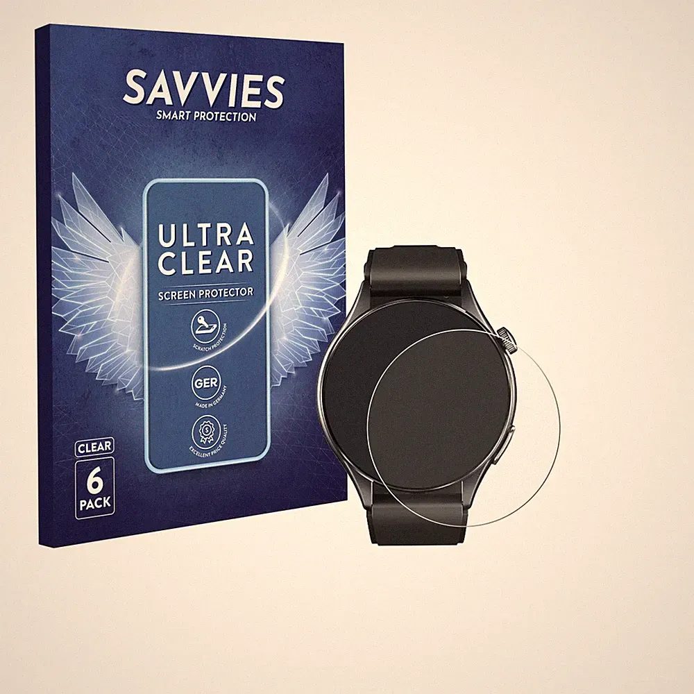6x Schutzfolie für Marsyu Smartwatch 1.56" Displayschutz