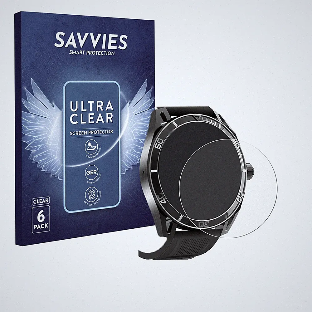 6x Schutzfolie für Yuede Smartwatch 1.43" (rund) Displayschutz