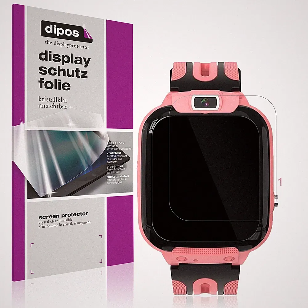6x Schutzfolie klar für Clleylise Kinder Smartwatch Displayschutzfolie Folie
