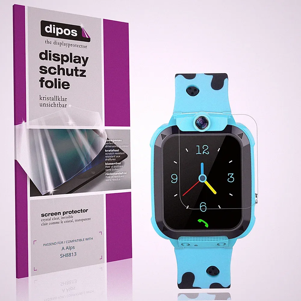 6x Schutzfolie klar für Tzzulsx Kinder Smartwatch Displayschutzfolie Folie