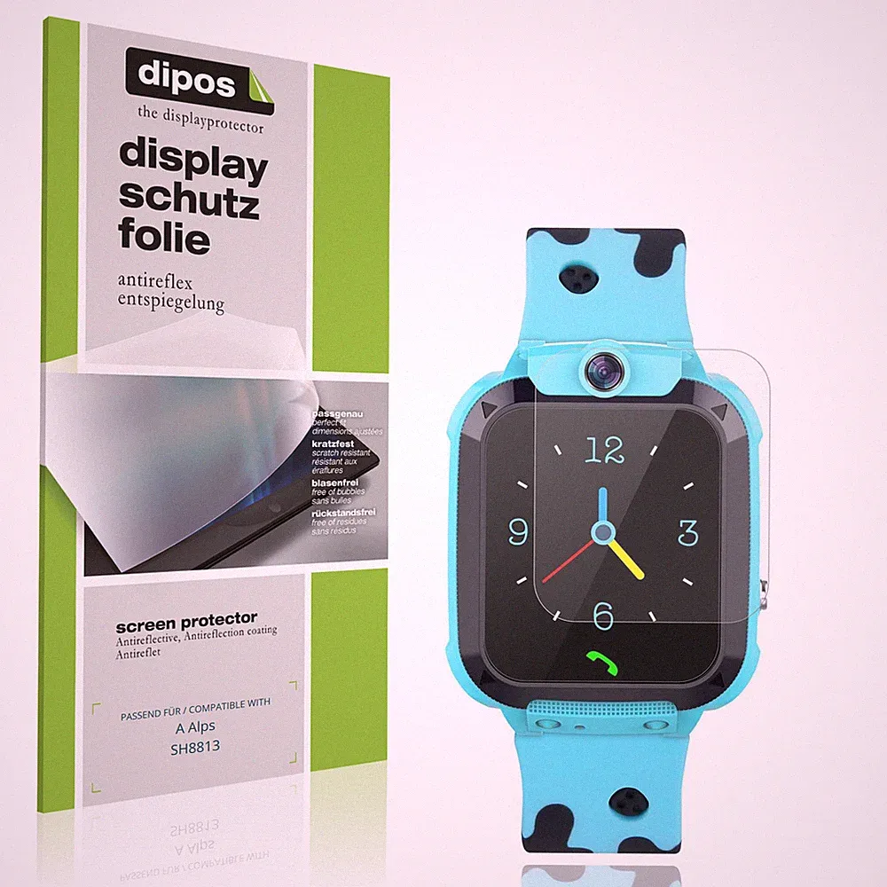 6x Schutzfolie matt für Tzzulsx Kinder Smartwatch Displayschutzfolie Folie