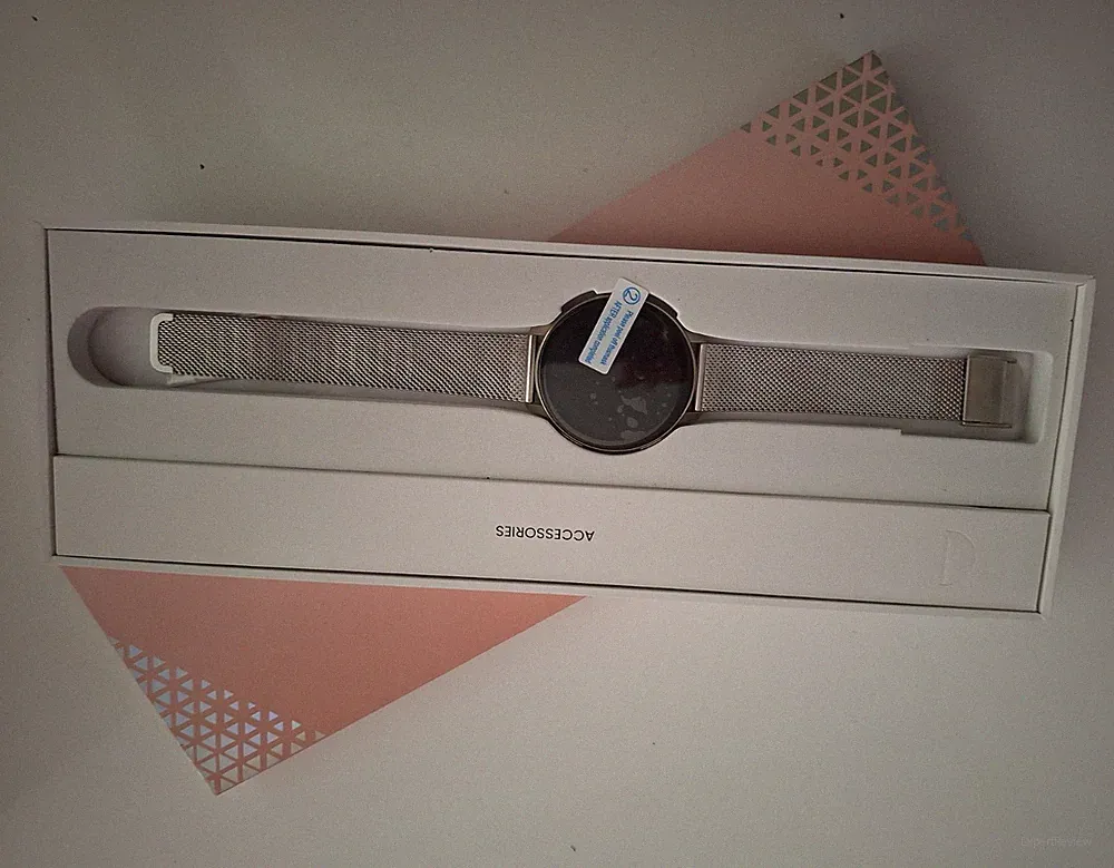 Accesories Smart Watch Damen Armbanduhr Digital Touchscreen rund schwarz silber