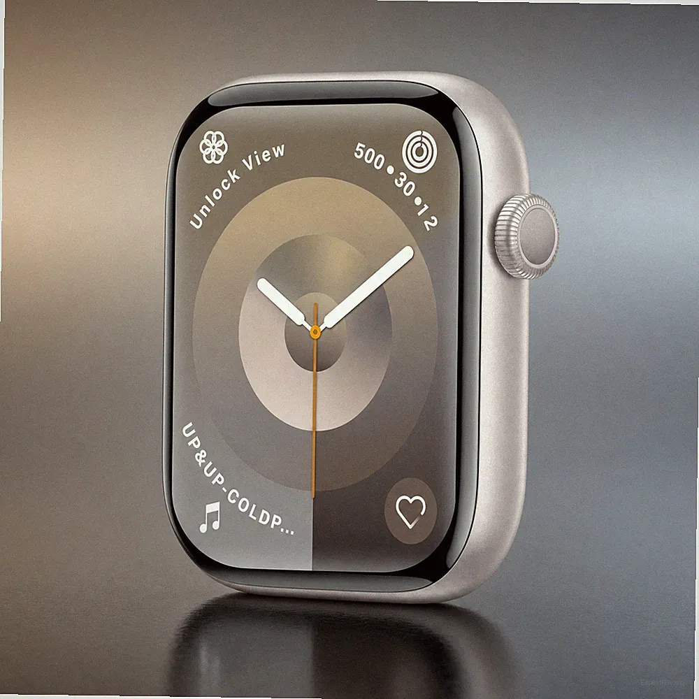 AcclaFit Polarstern Smartwatch 1,85 Zoll HD Touch Telefonfunktion IP68 NEU OVP