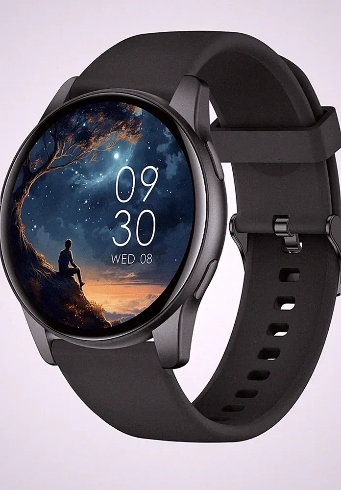 AcclaFit Smartwatch Damen Herren, 1.38 Zoll HD-Display Smart Watch