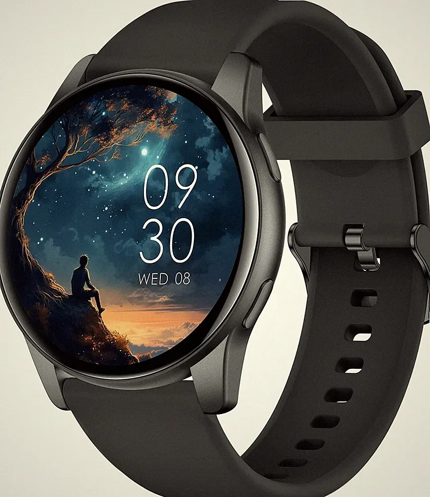 AcclaFit Smartwatch Damen Herren, 1.38 Zoll HD-Display Smart Watch mit