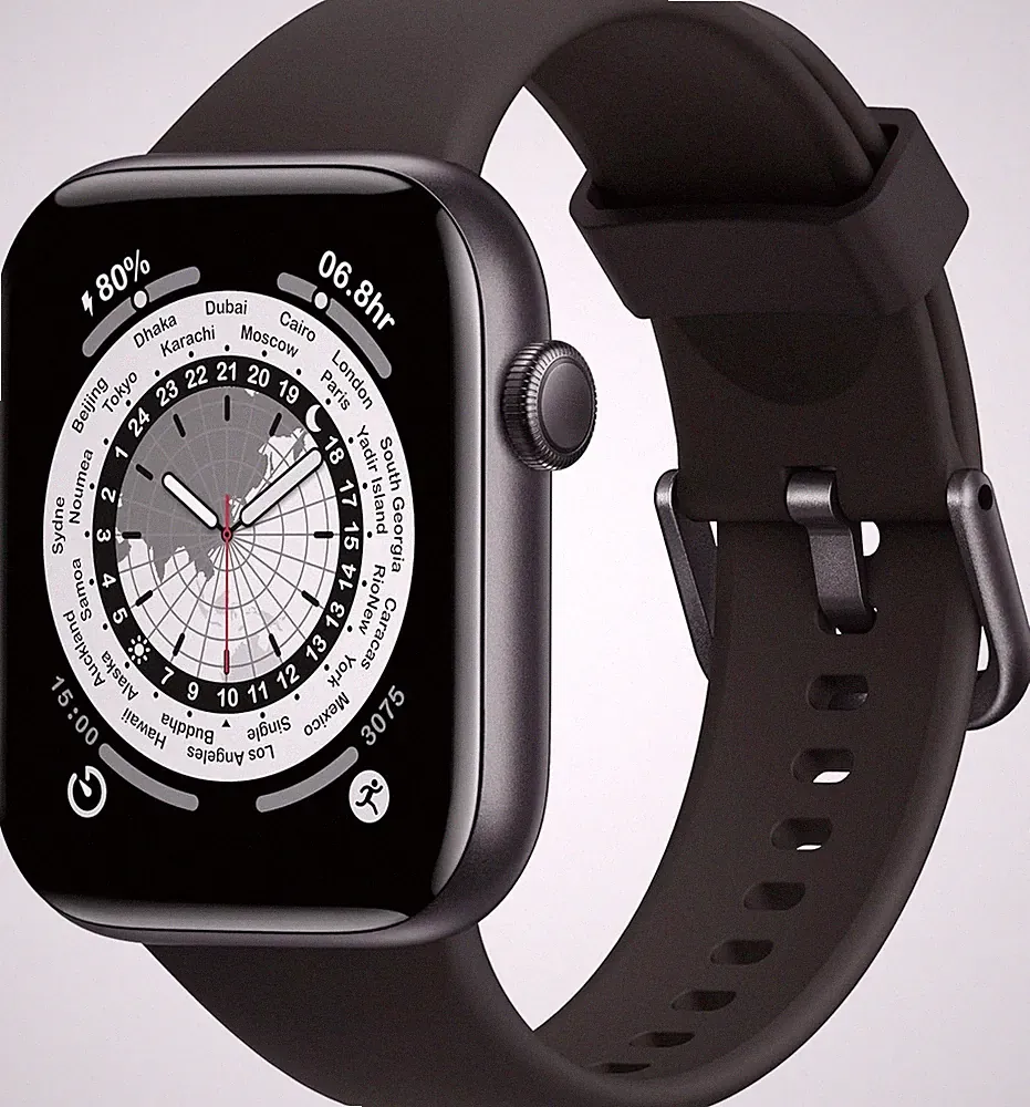 AcclaFit Smartwatch IP68, 147 Fitness-Modi, 128 MB Speicher