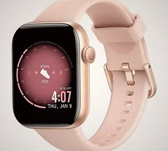 AcclaFit Smartwatch P5 – Fitness Tracker, Bluetooth-Telefonie, IP68 Wasserdicht