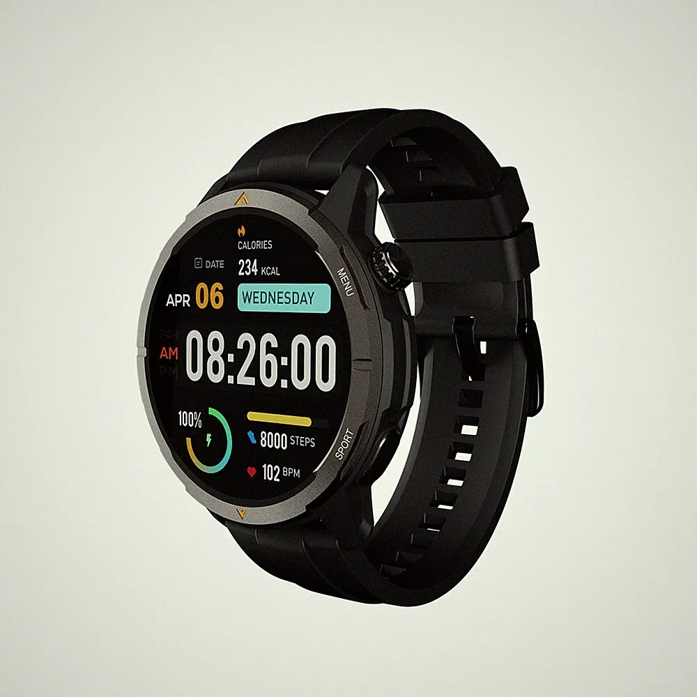 AGM by Bea-fon Legion Black 128 MB Bluetooth Smartwatch OLED 3,6 cm IP68 5 ATM
