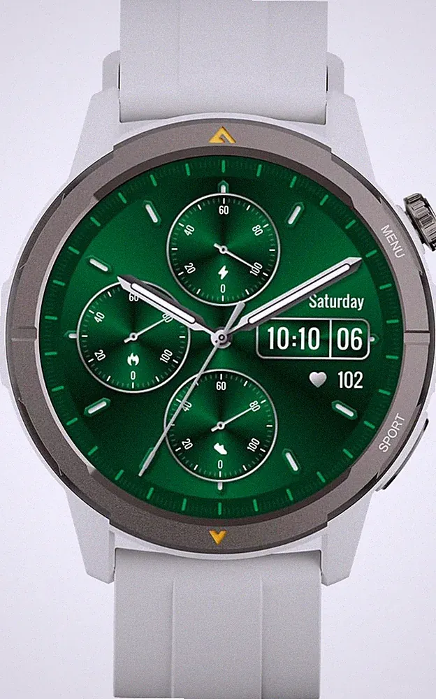 AGM Legion GPS Smartwatch Damen -1.43‘’ AMOLED Display,100+ Sportmodi,5Atm Wasse