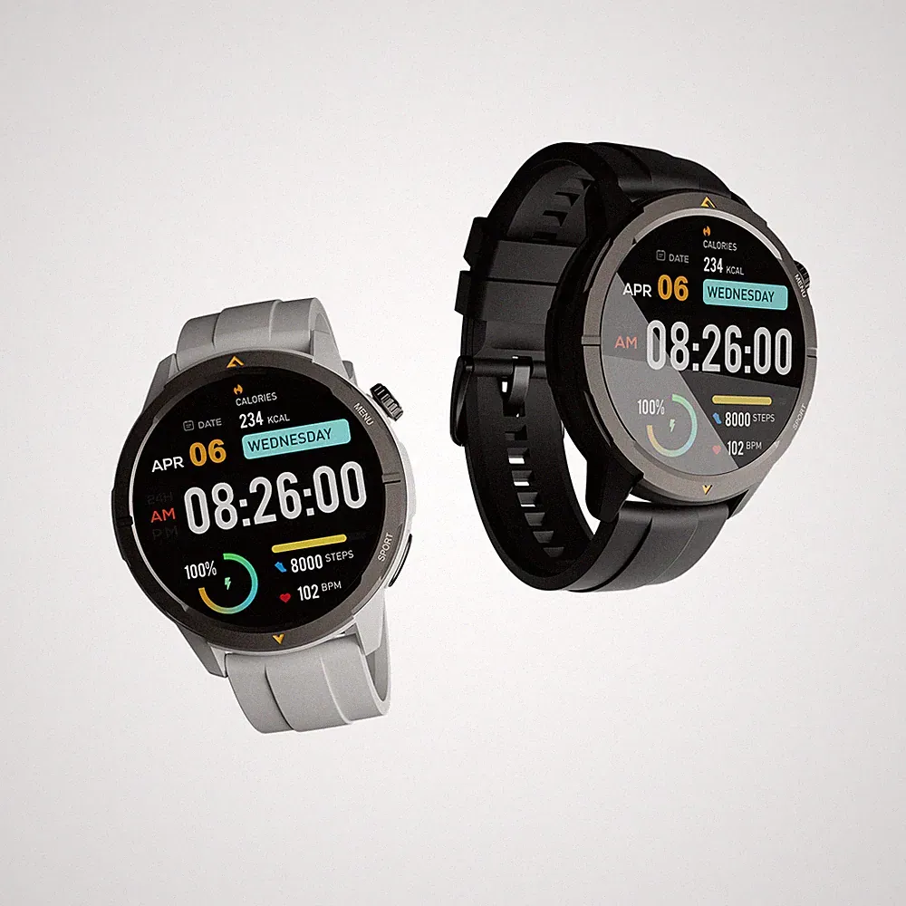 AGM Legion Rugged AMOLED 5ATM GPS Compass Fitness Tracker Wasserdicht Smartwatch