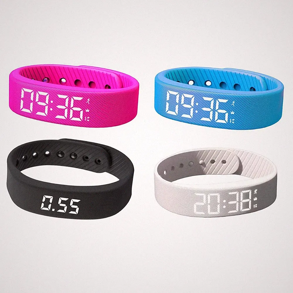 Aktivitätstracker, tragbare, wiederaufladbare Smartwatch für Sportler, Damen