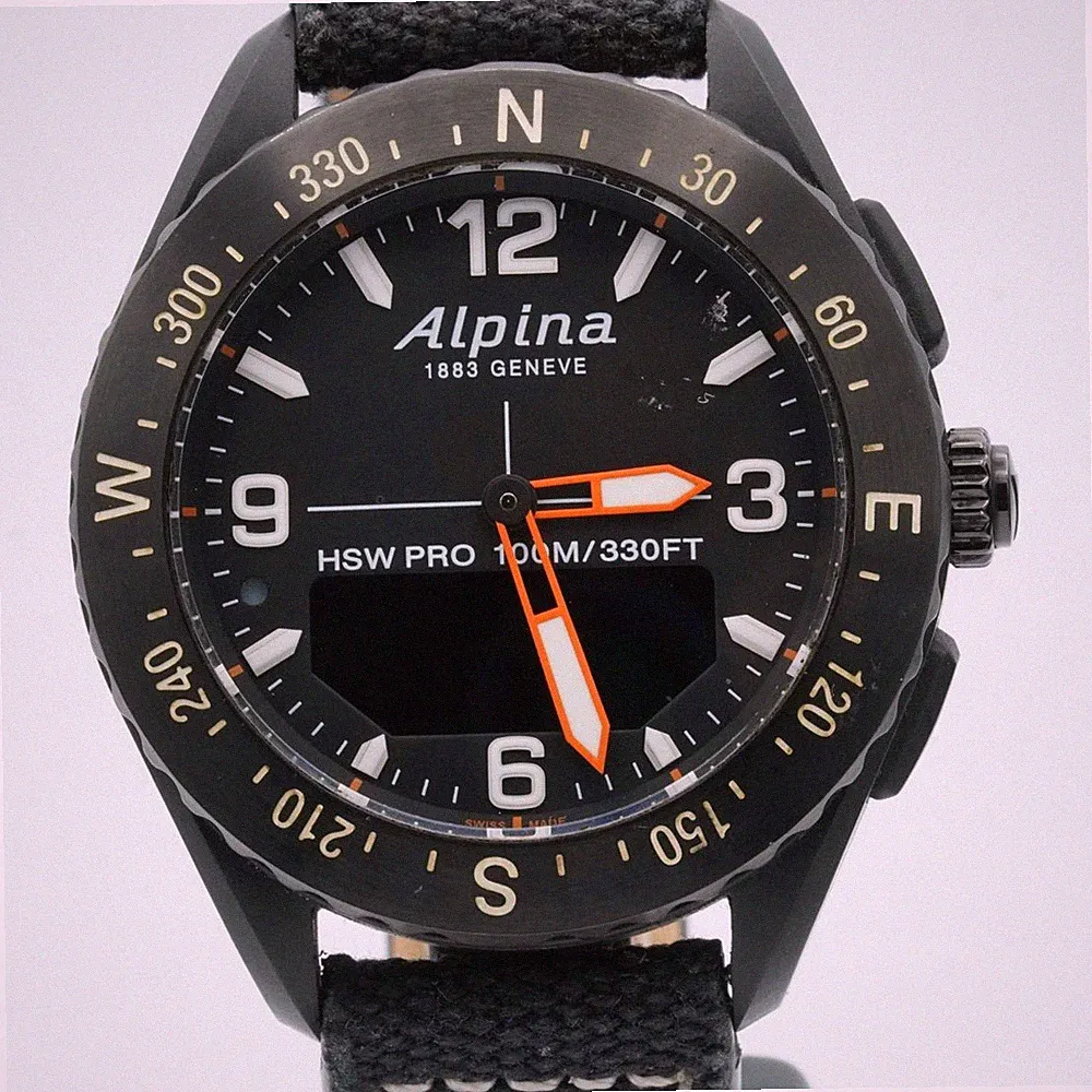 ALPINA SMARTWATCH HERREN UHR 42MM STAHL AL283X5AQ6 ARMBANDUHR