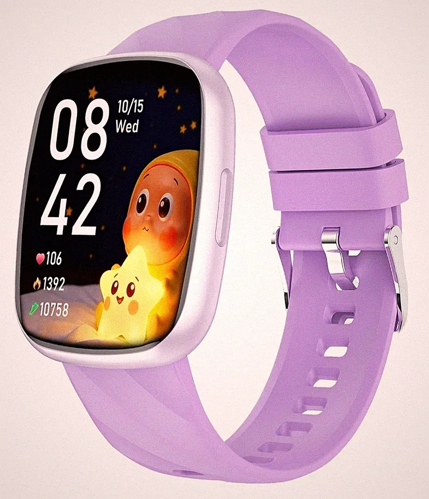 Alutoria S60K Kinder Smartwatch 40 mm lila Silikon Touchscreen IP68 Fitness