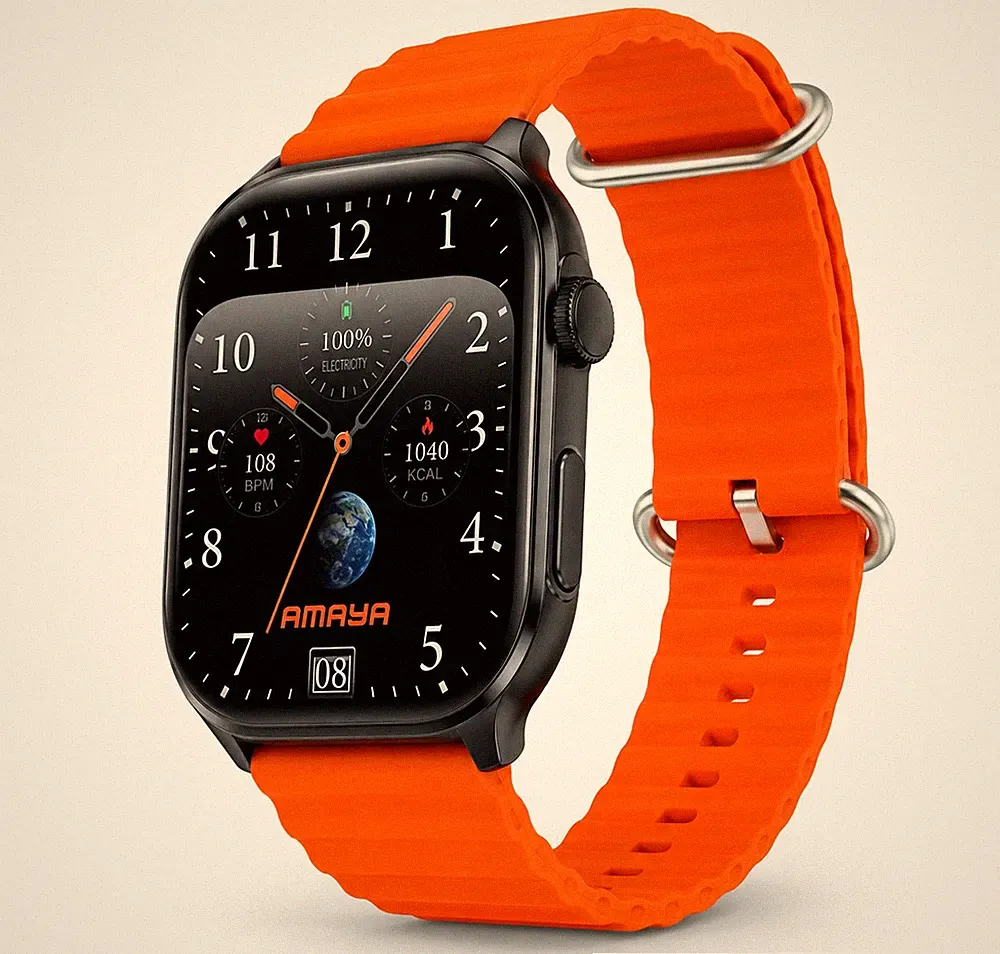 AMAYA Watch Lite ASW-07 Smartwatch mit 2,01” Super AMOLED Display | Wasserdicht