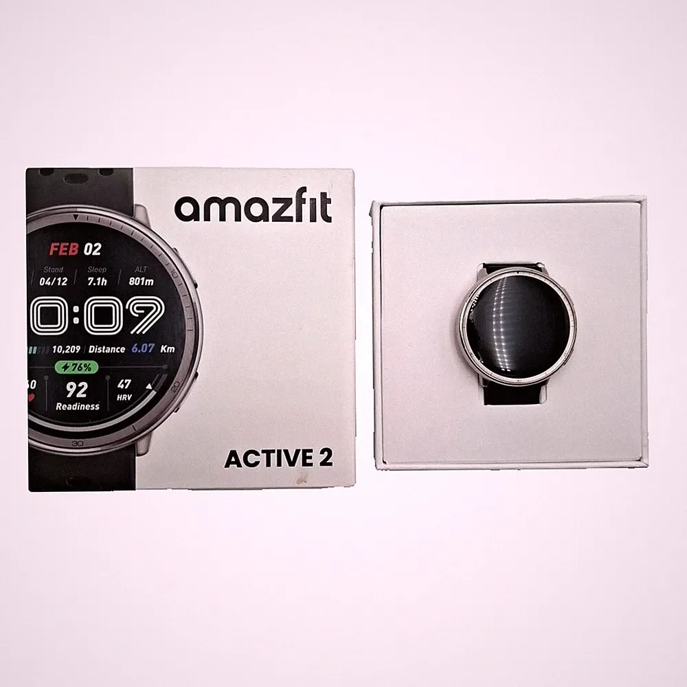 Amazfit Active 2 Smart Watch 44mm, AI, Sprachsteuerung, GPS und kostenloses Kart