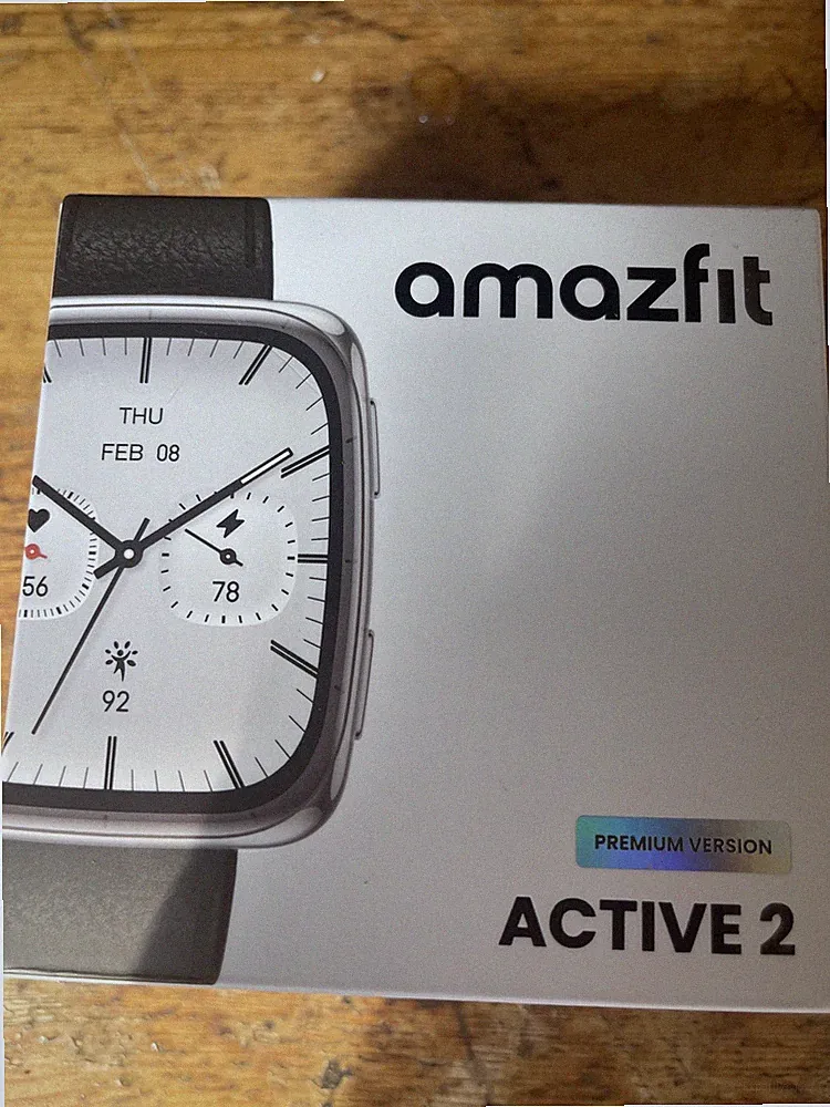 AMAZFIT Active 2 Smartwatch 44 mm, NFC-Zahlung, KI, Sprachsteuerung, GPS und kos
