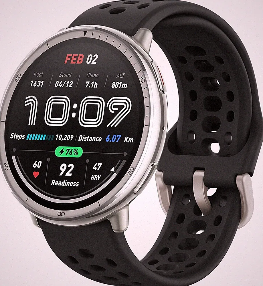 Amazfit Active 2 Smartwatch 44Mm, Gps-Karten Mit Richtung, Fitness-Tracker, 10-T
