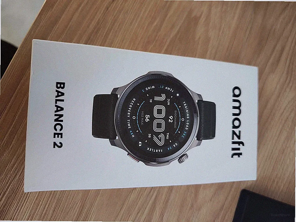 Amazfit Balance 2 Smartwatch Black GPS AMOLED Saphirglas NFC 10ATM