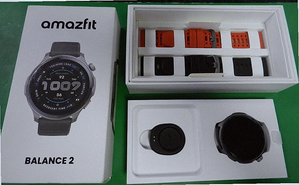 Amazfit Balance 2 - Smartwatch - Schwarz - 47mm - OVP