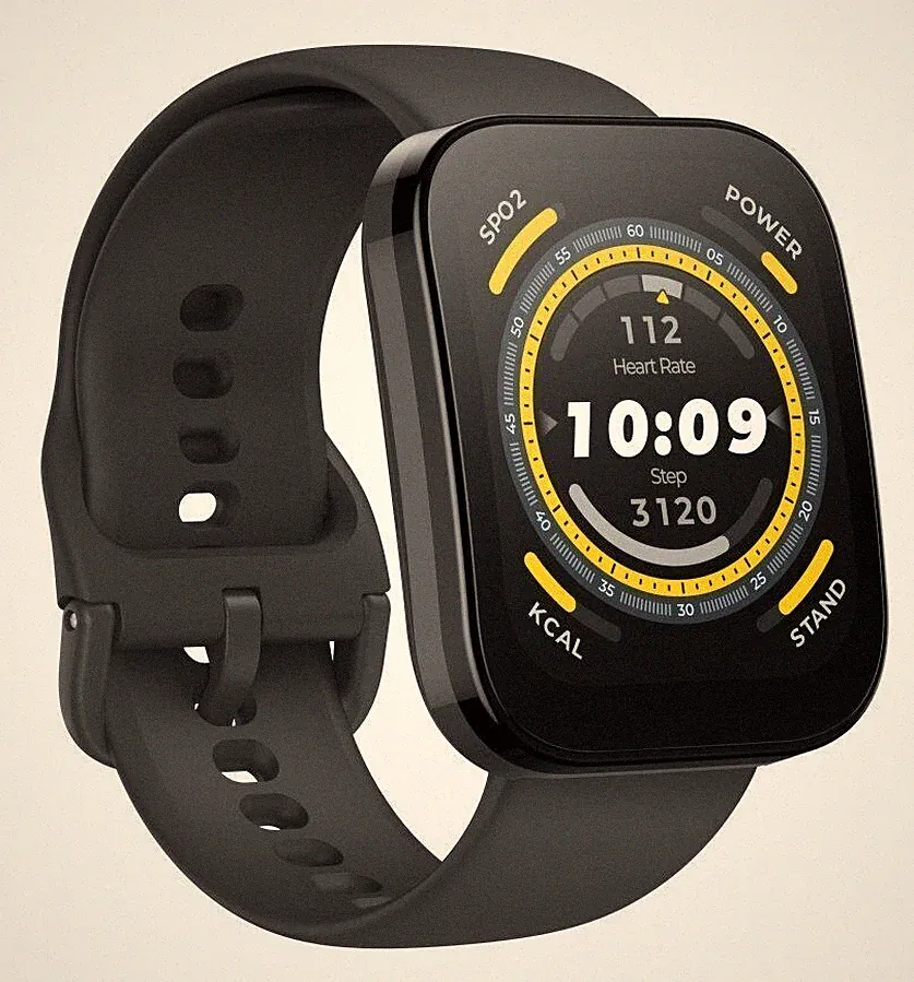 AMAZFIT Bip 5 Smartwatch Kunststoff Silikon, 22 mm, Soft Black