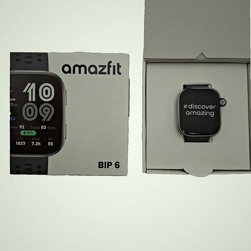 Amazfit Bip 6 Smart Watch 46mm, 14 Tage Akku, 1.97� AMOLED, GPS &kostenloses Kar