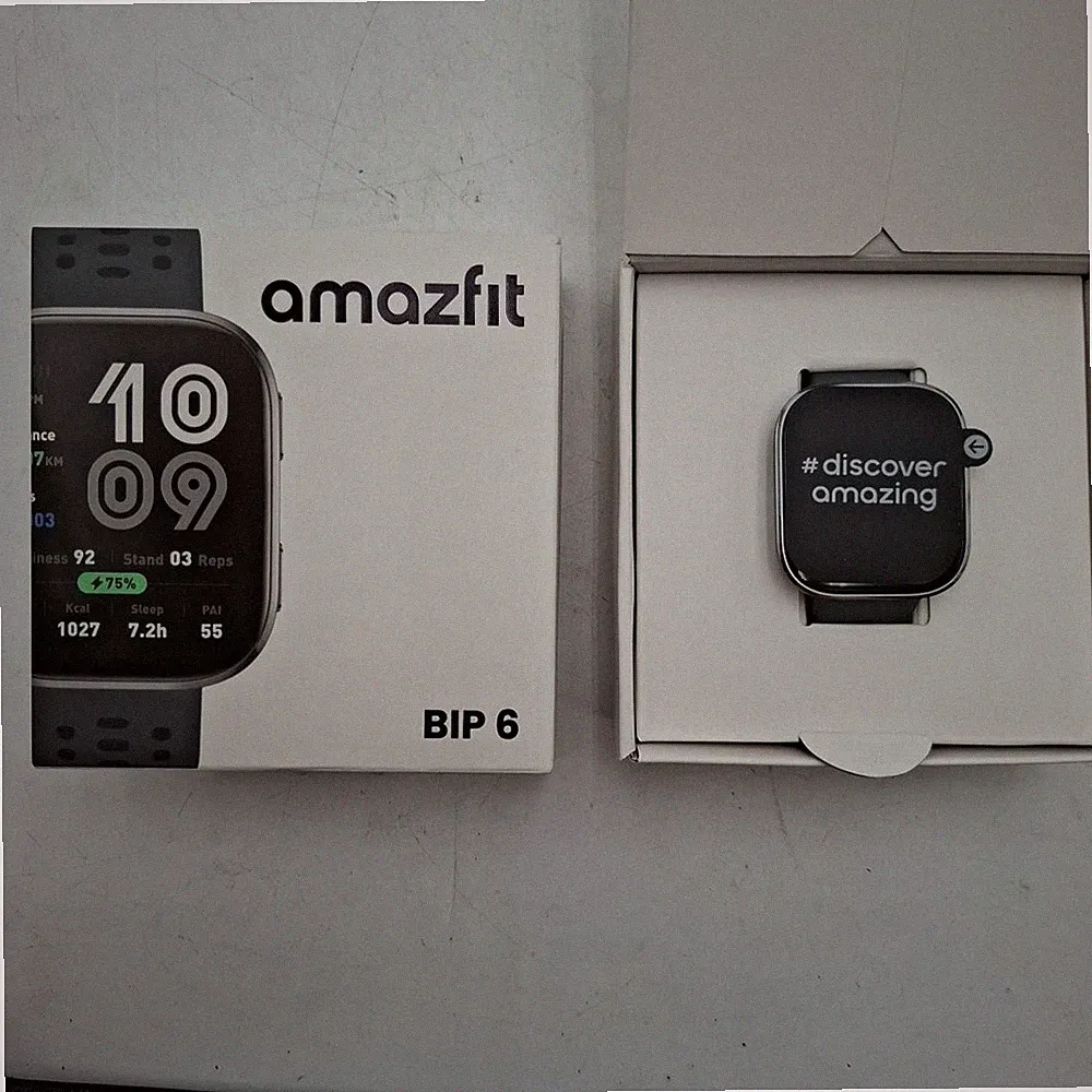 Amazfit Bip 6 Smart Watch 46mm, 14 Tage Akku, 1.97� AMOLED, GPS &kostenloses Kar