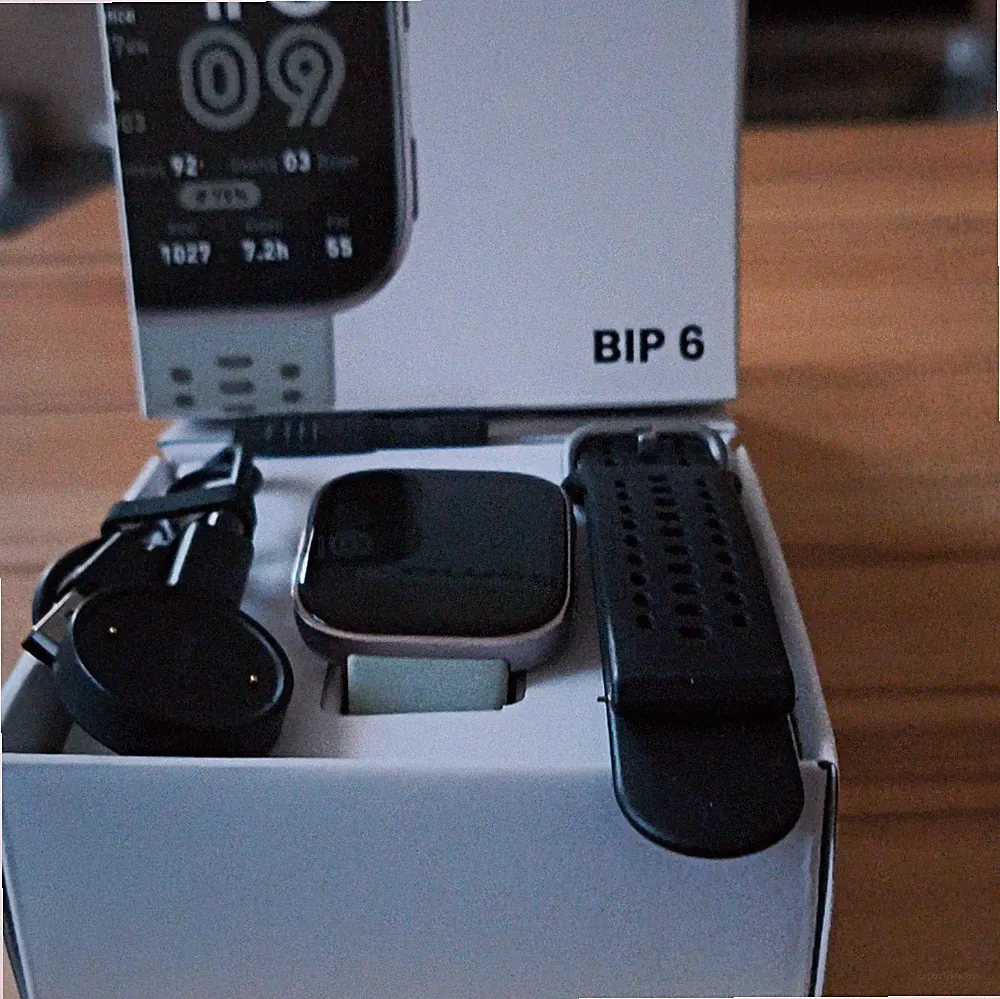 Amazfit Bip 6 Smartwatch 46 mm Grün/Silber Touch HF Android/iOS inkl. OVP