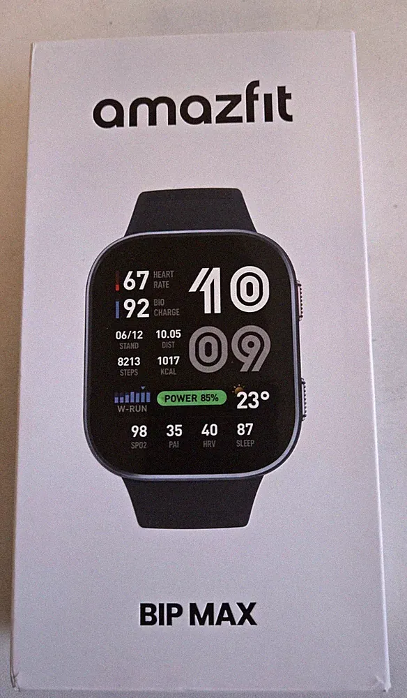 Amazfit Bip Max 50mm Smartwatch, 2.07" AMOLED-Display, 20 Tage Akku (F037 A1+)