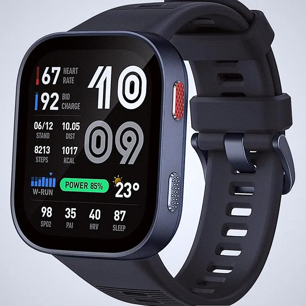 Amazfit Bip Max Smartwatch Blau AMOLED Offline Karten Bluetooth Anruf sp17008...