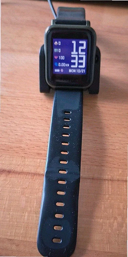Amazfit Bip Smartwatch Grün/Schwarz Touchscreen Fitness Tracker 4GB 31mm A1608