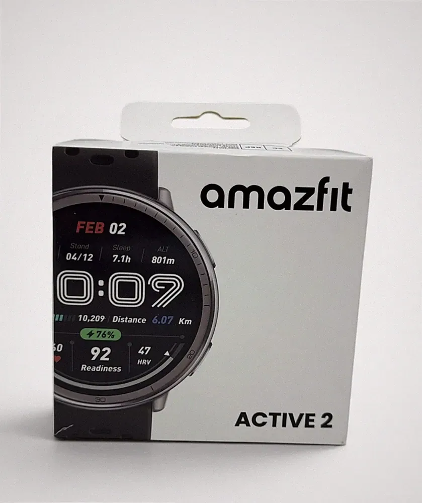 Amazfit Smartwatch Active 2 Fitness-Tracker 10-Tage-Akku Schlafüberwachung GPS