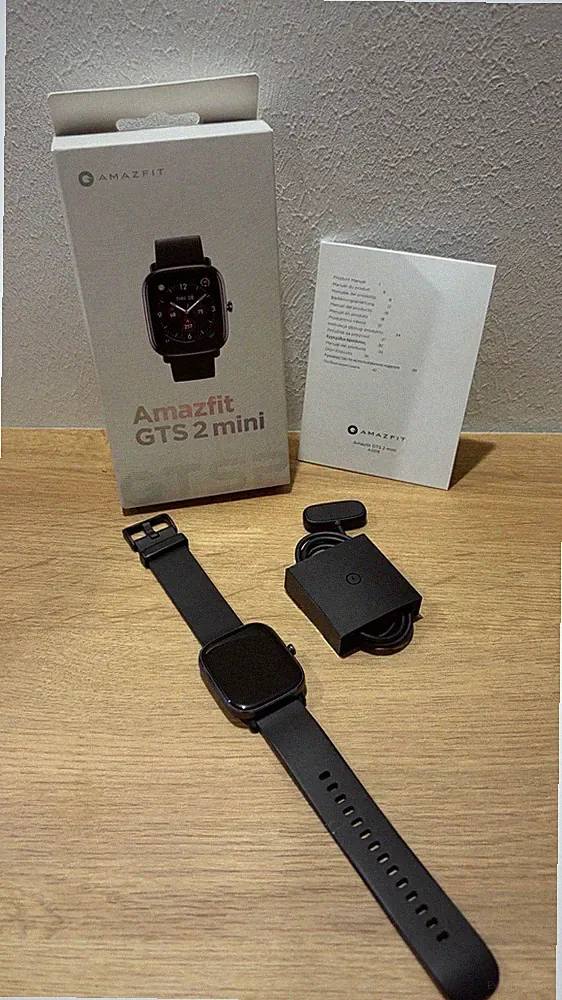 Amazfit Smartwatch GTS 2 Mini 43mm Fitness Uhr 1.55 Zoll AMOLED Display GPS TOP