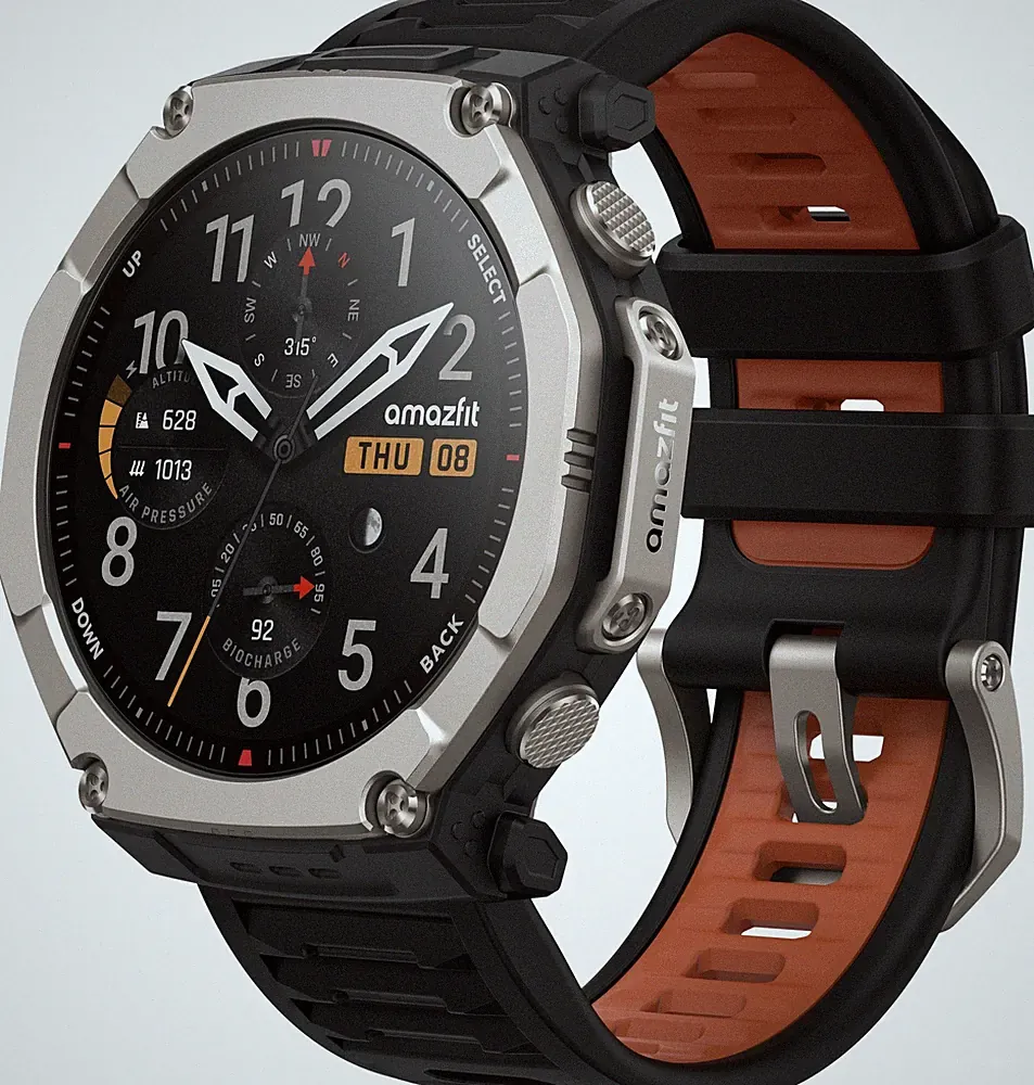 AMAZFIT Smartwatch T-Rex Ultra 2 1,5Zoll AMOLED Display WLAN Bluetooth B-WARE