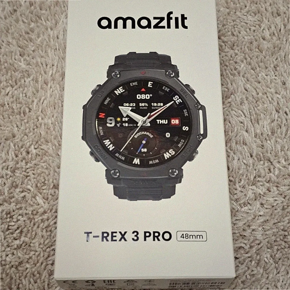 Amazfit T-Rex 3 Pro 48mm GPS Outdoor Smartwatch AMOLED Display