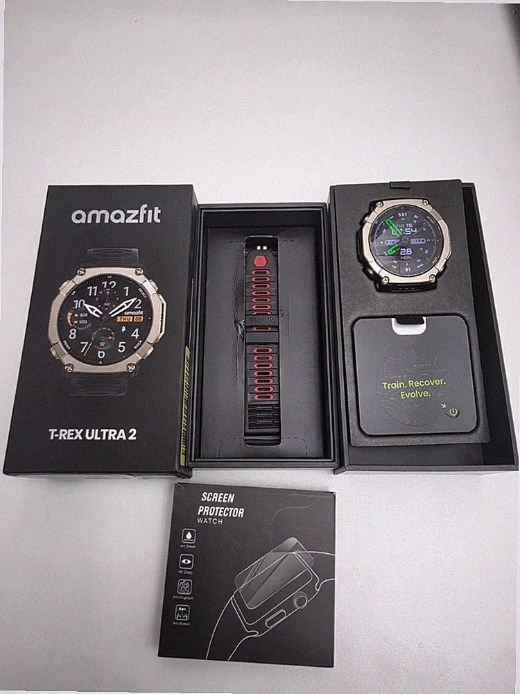 Amazfit T-Rex Ultra 2 Dualband-GPS Outdoor Smartwatch, 51 mm Titangehäuse, 1,5"