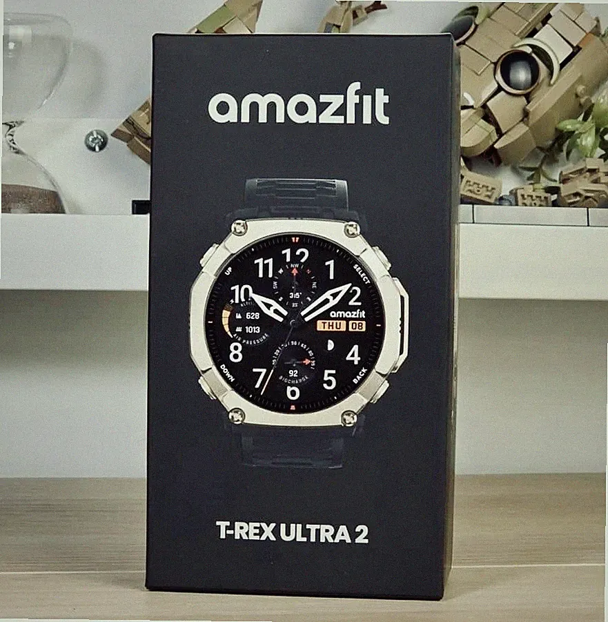 Amazfit T-Rex Ultra 2 schwarz • NEU VERSIEGELT • Outdoor Smartwatch GPS Uhr