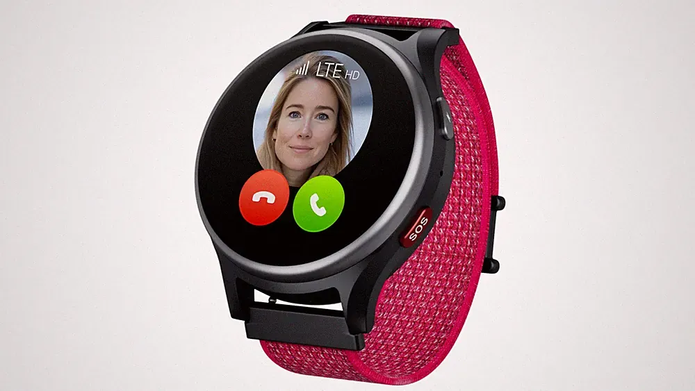 Anio Kidswatch 6 rot, Bluetooth, DSGVO-konform, 4G, Kinder Smartwatch, BRANDNEU