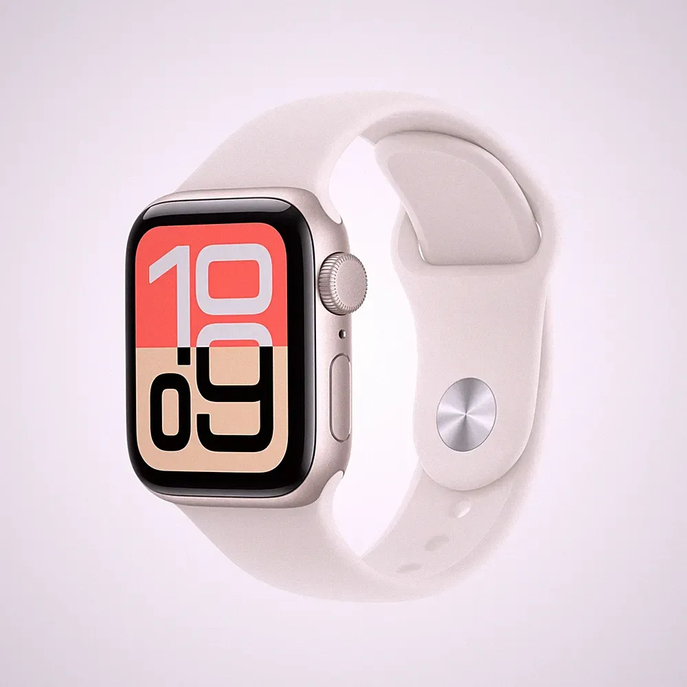 Apple Smartwatch Watch SE 40 mm Beige WLAN GPS MEH34ZR/A