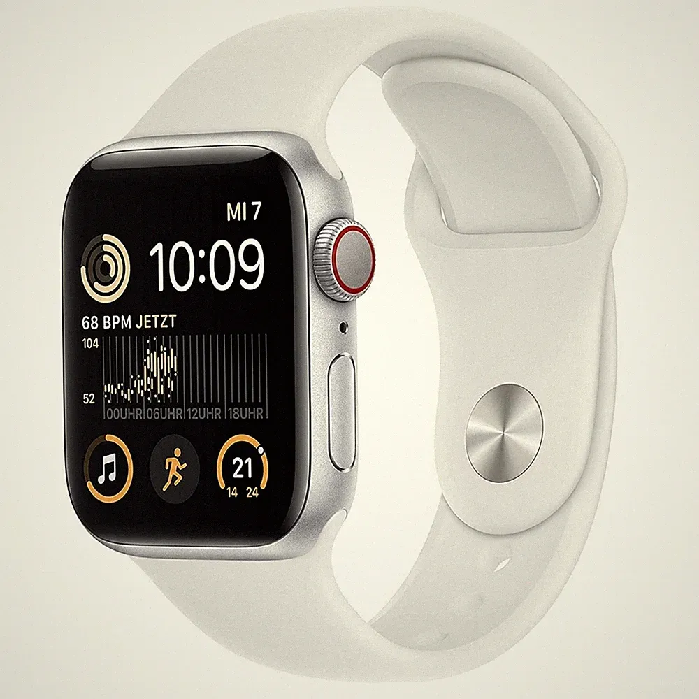 Apple Watch SE 2 40mm GPS Polarstern iOS Smartwatch wie neu